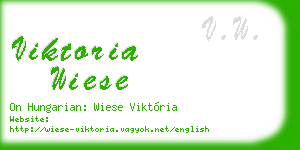 viktoria wiese business card