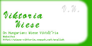 viktoria wiese business card